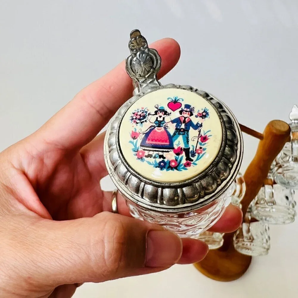 Vintage Rare finds Made in W.Germany mini shot Steins set